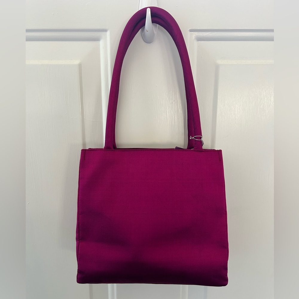 NWT Gecko Fuschia Silk Amber Bag